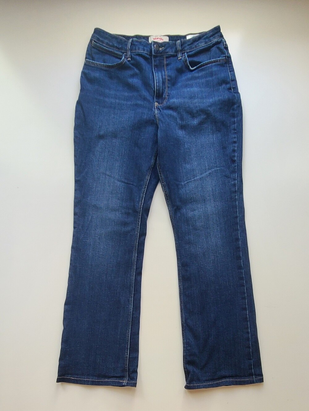 Wrangler Womens Size 10x 29 High Rise Bold Bootcut Jeans Blue Stretch 5-Pocket